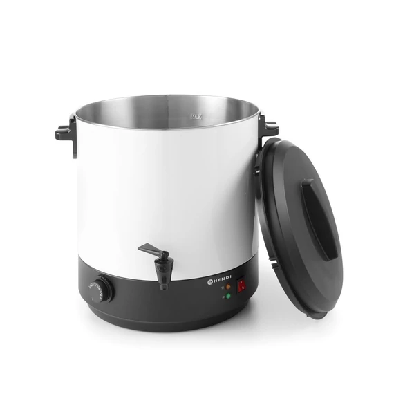 Ital melegentartó, HENDI, 25L, Fehér, 230V/2500W, 435x441x(H)500mm