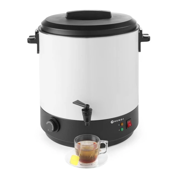 Ital melegentartó, HENDI, 25L, Fehér, 230V/2500W, 435x441x(H)500mm
