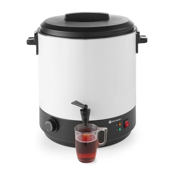 Ital melegentartó, HENDI, 25L, Fehér, 230V/2500W, 435x441x(H)500mm
