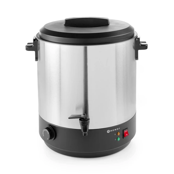 Ital melegentartó, HENDI, 25L, 230V/2500W, 442x426x(H)491mm
