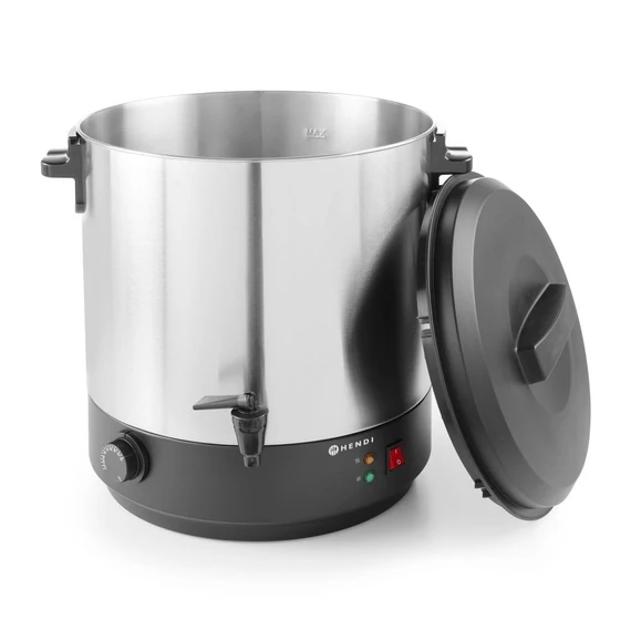 Ital melegentartó, HENDI, 25L, 230V/2500W, 442x426x(H)491mm