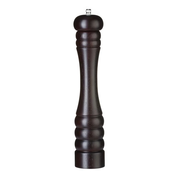 Fa borsmalom, HENDI, Sötét fa, ⌀60x(H)315mm