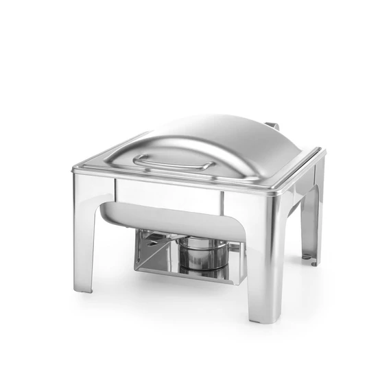 Chafing edény GN 1/2 szatén fényezéssel, HENDI, Profi Termékcsalád, 4L, 365x370x(H)280mm