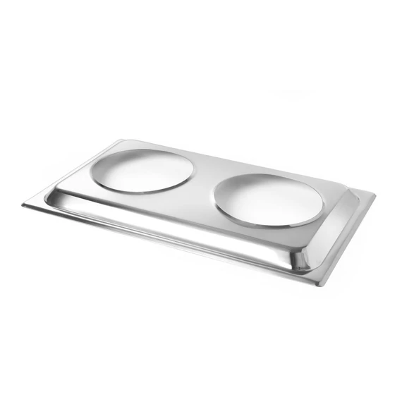 Kiegészítő állvány 2 Bain-Marie edényhez, HENDI, kiegészítő állvány, GN 1/1, 530x325x(H)30mm