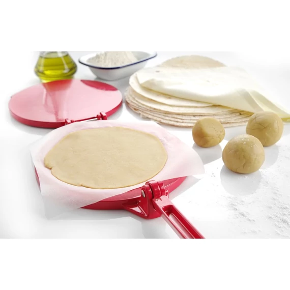 Tortilla prés, HENDI, Piros, 250x200x(H)95mm