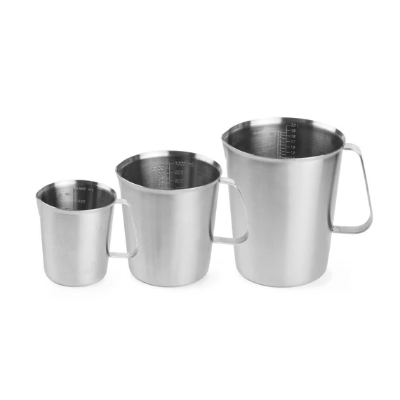 Mérőedény rozsdamentes acél, HENDI, 0,5L, ⌀90x(H)105mm