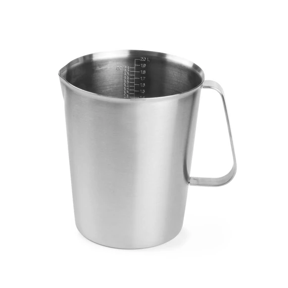 Mérőedény rozsdamentes acél, HENDI, 2L, ⌀140x(H)170mm