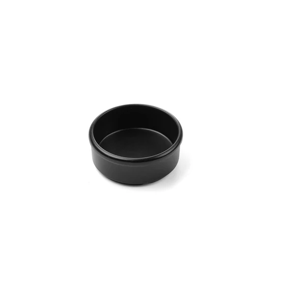 Vajas & Szószos tál - 3 db, HENDI, Fekete, 3 db., ⌀80x(H)30mm