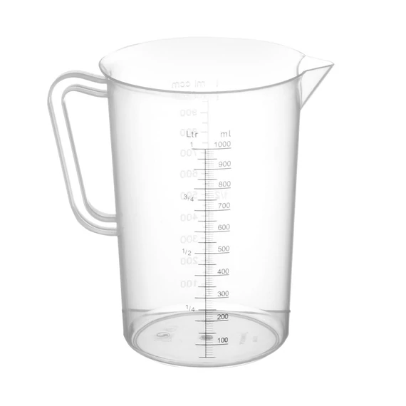 Mérőkancsó polipropilén, HENDI, 1L, ⌀110x(H)170mm