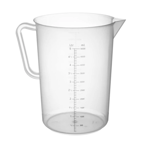 Mérőkancsó polipropilén, HENDI, 5L, ⌀190x(H)270mm