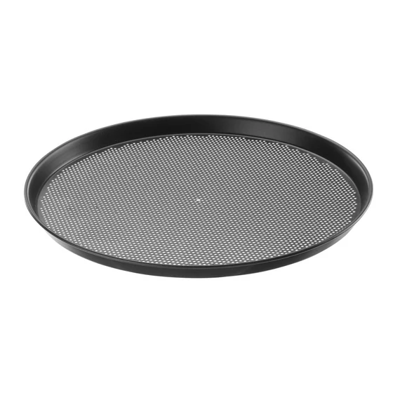 Perforált pizza serpenyő, HENDI, ⌀411x(H)23mm