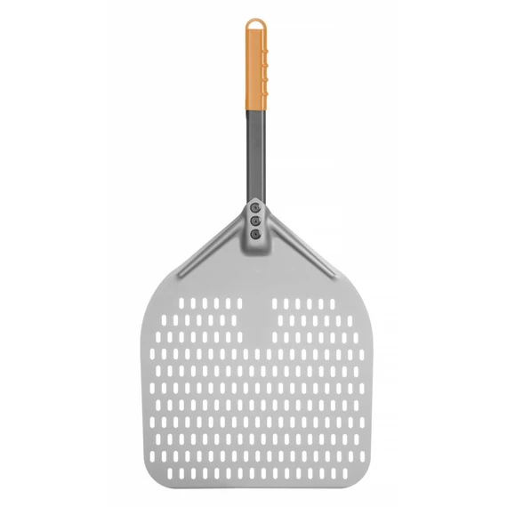 Rövid nyéllel perforált pizza lapát, HENDI, 350x710mm