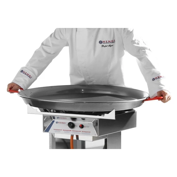Paella edény, HENDI, 146002 Fiesta gáz grillezővel használható, ⌀600x(H)40mm