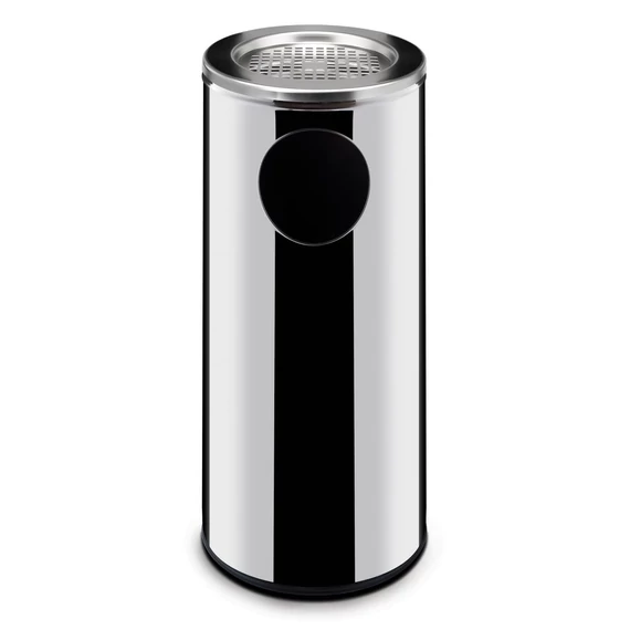 Álló szemetes hamutartóval, HENDI, 33L, ⌀240x(H)660mm
