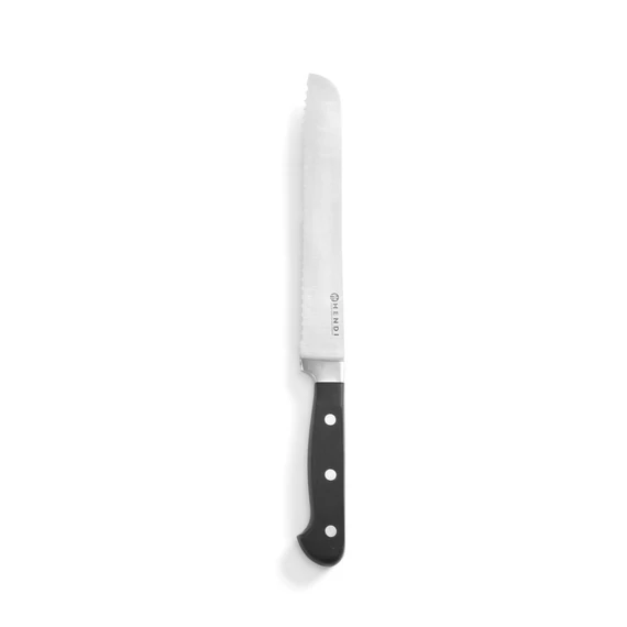 Kenyérvágó kés, HENDI, Kitchen Termékcsalád, Fekete, (L)335mm