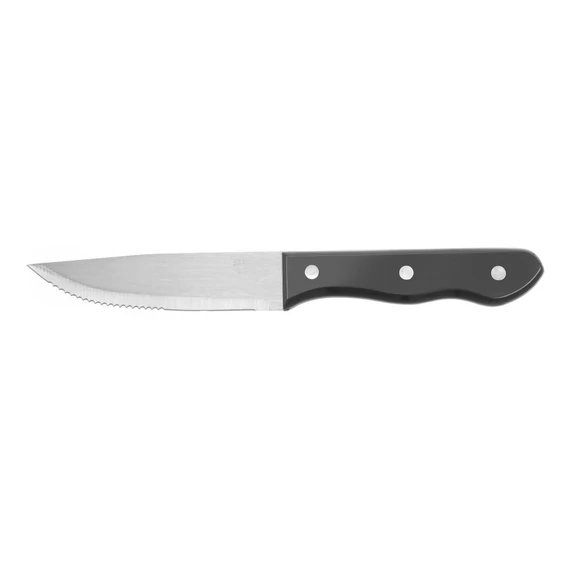 Steak kés XL - 6 db, HENDI, Profi Termékcsalád, Fekete, 6 db., (L)250mm