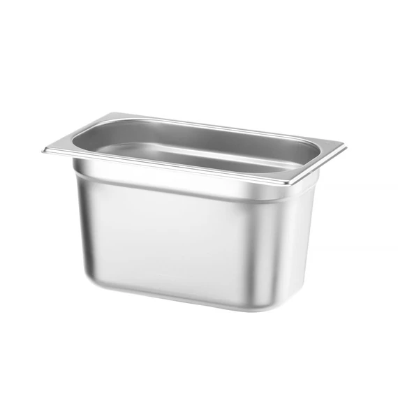 GN edény 1/4, HENDI, Budget Termékcsalád, GN 1/4, 4L, 265x162x(H)150mm