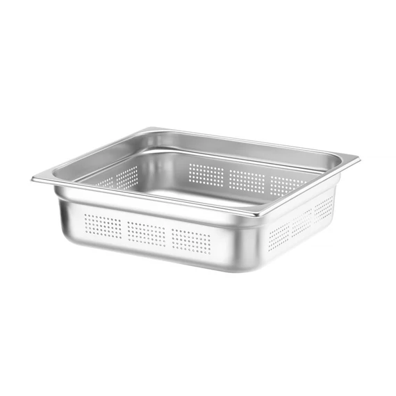 GN 2/3 perforált tartály, HENDI, Profi Termékcsalád, GN 2/3, 9L, (H)100mm