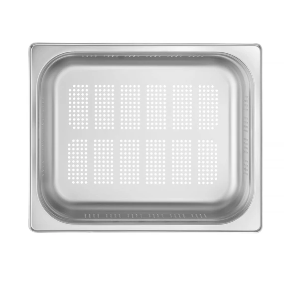GN 1/2 perforált tartály, HENDI, Profi Termékcsalád, GN 1/2, 6,5L, (H)100mm