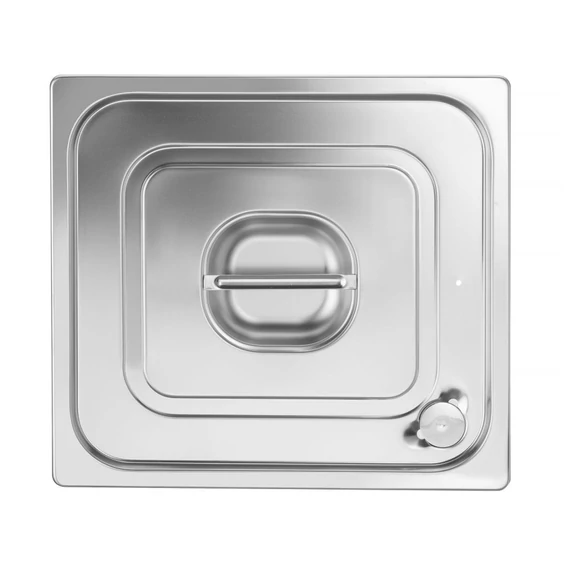 GN tető szilikon tömítéssel, HENDI, Profi Termékcsalád, GN 2/3, 354x325mm