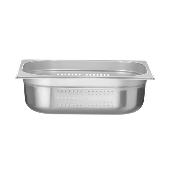 GN 1/2 perforált tartály, HENDI, Kitchen Termékcsalád, GN 1/2, 6,5L, (H)100mm