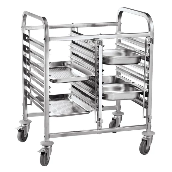 Dupla soros mobilkocsik - 12 x GN 1/1, HENDI, 810x610x(H)960mm