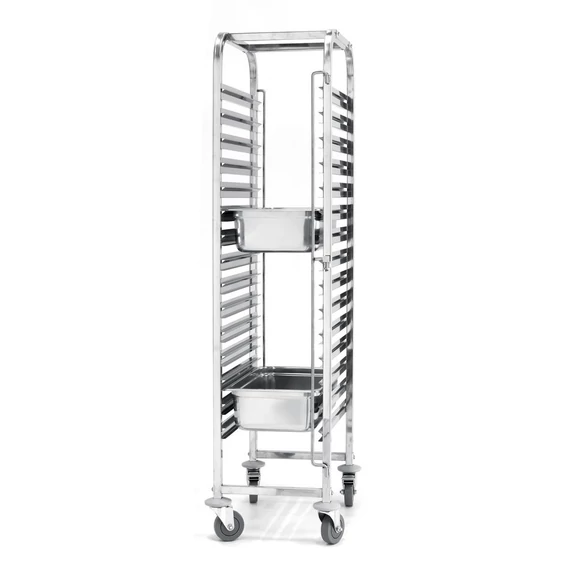 Tálcaszállító kocsi - 15 x GN 1/1, HENDI, 440x610x(H)1710mm