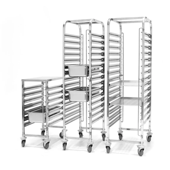 Tálcaszállító kocsi - 7 x GN 1/1, HENDI, 445x615x(H)945mm