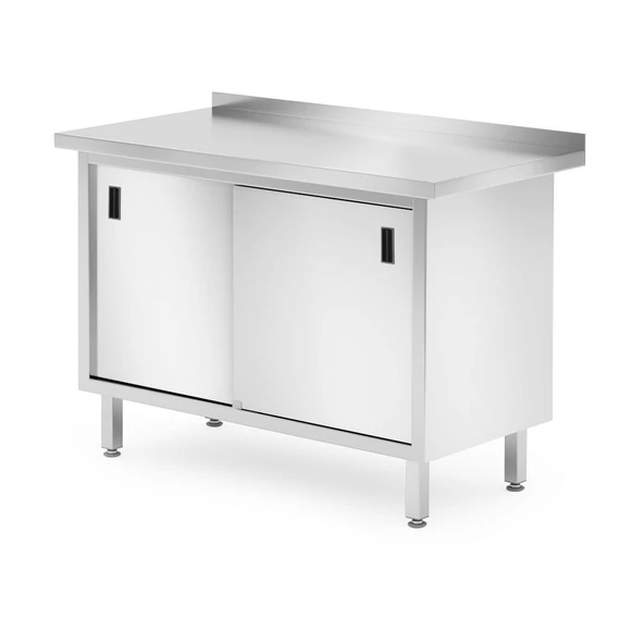 falhoz szerelhető szekrény tolóajtókkal – hegesztett, HENDI, Profi Line, 1200x600x(H)850mm