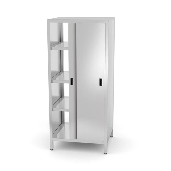 Tányértároló szekrény tolóajtókkal, HENDI, Kitchen Line, 800x700x(H)1800mm