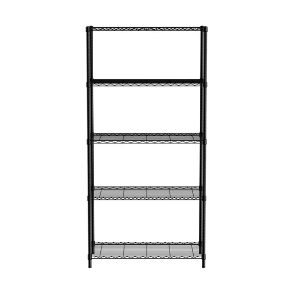 Tárolóállvány 5 polccal, HENDI, Fekete, 910x455x(H)1830mm