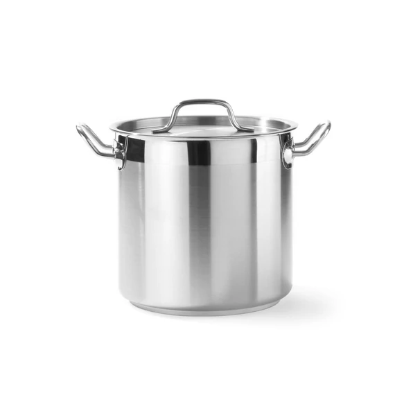 Magas fazék- fedővel, HENDI, Profi Termékcsalád, 6L, ⌀200x(H)190mm
