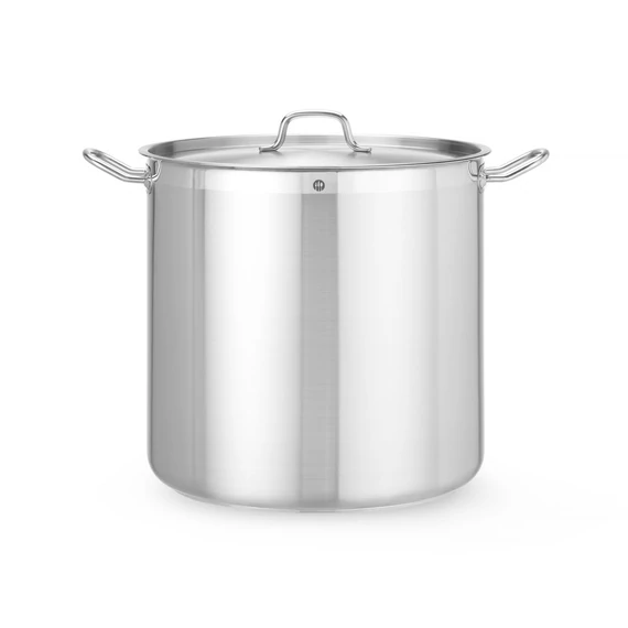 Magas fazék- fedővel, HENDI, Profi Termékcsalád, 50L, ⌀400x(H)400mm