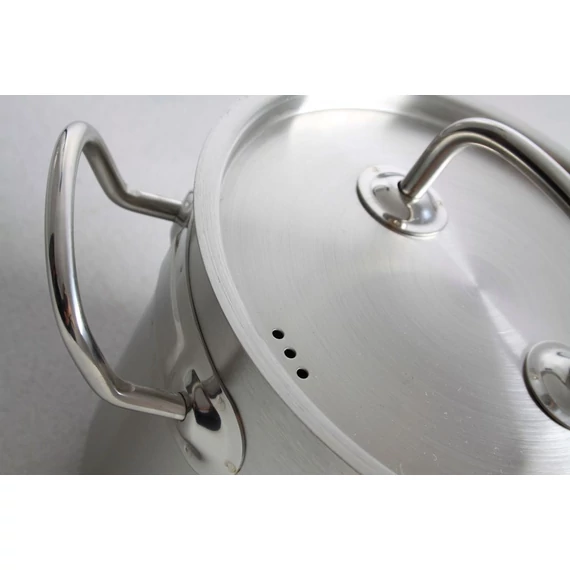 Magas fazék- fedővel, HENDI, Kitchen Termékcsalád, 2,8L, ⌀160x(H)140mm