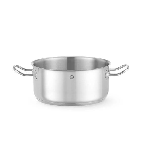 Alacsonyan falú edény - fedél nélkül, HENDI, Kitchen Termékcsalád, 4,9L, ⌀240x(H)110mm