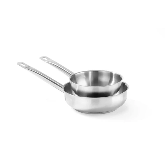Sauteuse nyeles lábas - fedő nélkül, HENDI, Kitchen Termékcsalád, 1L, ⌀160x(H)63mm