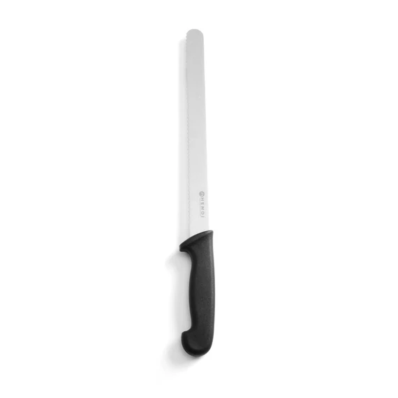 Kenyérvágó kés, HENDI, Fekete, (L)430mm