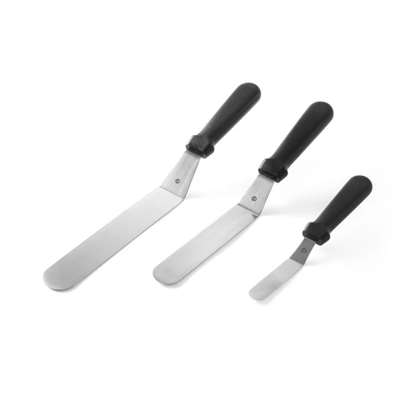 Spatula kés, HENDI, Fekete, 19x220mm