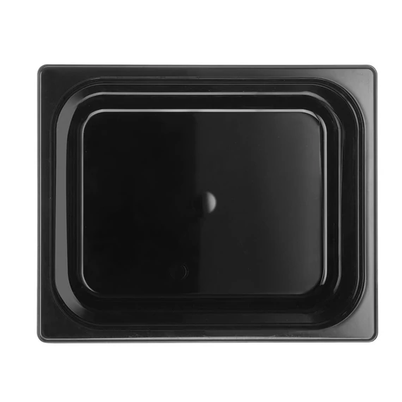 GN edény 1/2, HENDI, Profi Termékcsalád, 12,5L, Fekete, 325x265x(H)200mm