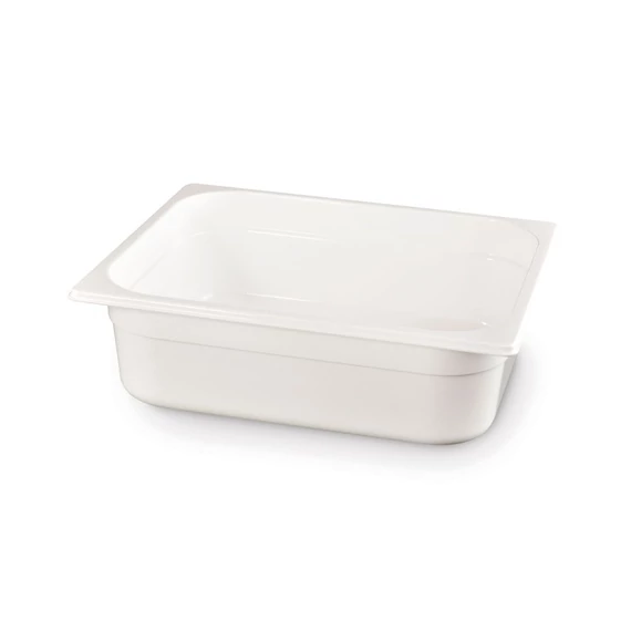 GN edény 1/2, HENDI, GN 1/2, 6,5L, Fehér, 325x265x(H)100mm