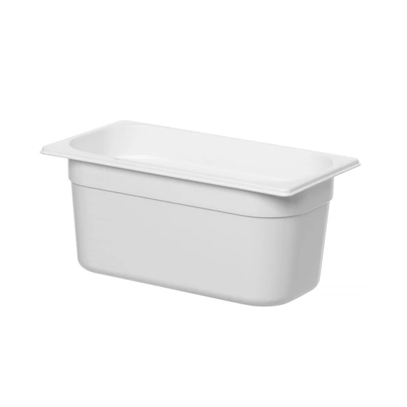 GN edény 1/3, HENDI, GN 1/3, 5,7L, Fehér, 325x176x(H)150mm