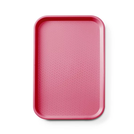 Polipropilén gyorséttermi tálca GN 1/1, AmerBox, GN 1/1, Piros, 530x325x(H)20mm