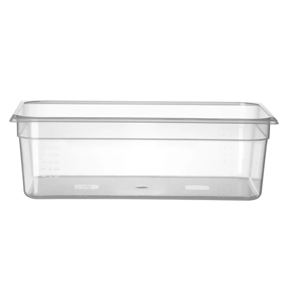GN edény 1/1, HENDI, Profi Termékcsalád, GN 1/1, 21L, Átlátszó, 530x325x(H)150mm