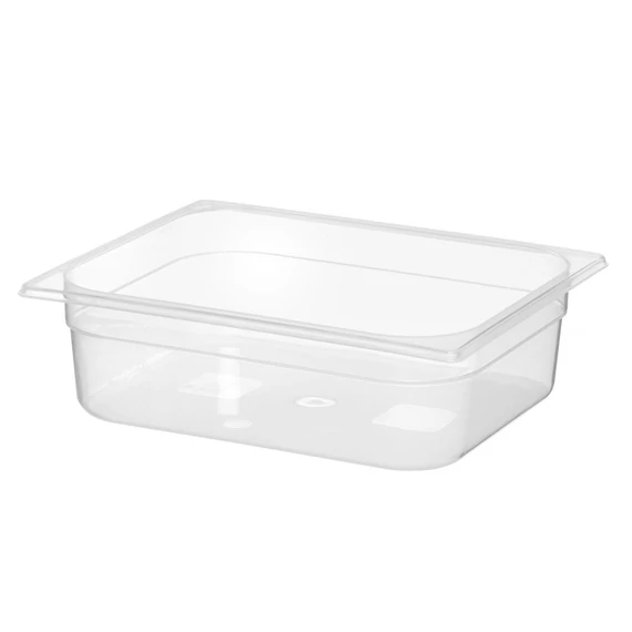 GN edény 1/2, HENDI, Profi Termékcsalád, GN 1/2, 6,5L, Átlátszó, 325x265x(H)100mm