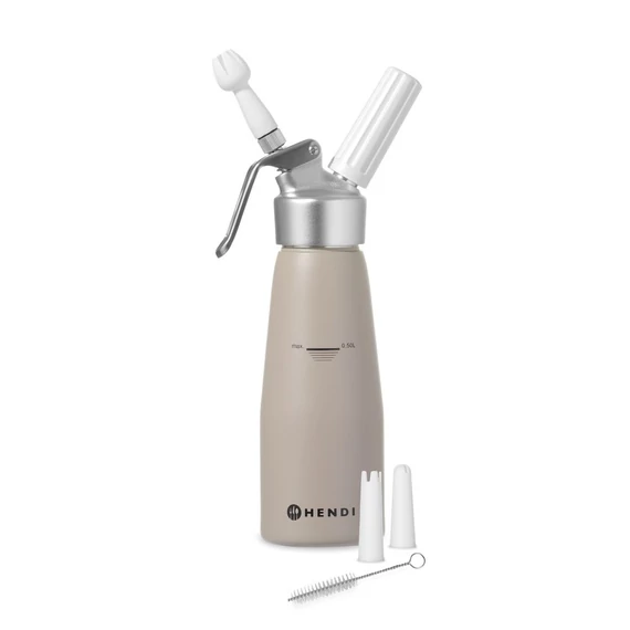 Habszifon, HENDI, 0,5L, Tópszín, ⌀80x(H)260mm