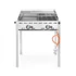 Green Fire grillsütő, 2 égővel, HENDI, Profi Termékcsalád, Zománcozott öntöttvas GN 1/1 sütőlap és sütőrács, 11,6kW, 740x615x(H)825mm