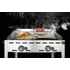 Green Fire grillsütő, 2 égővel, HENDI, Profi Termékcsalád, 2 Rozsdamentes acél GN 1/1 grillsütő rács, 11,6kW, 740x612x(H)825mm