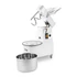 Spirális keverő felemelhető fejjel és kivehető tállal, HENDI, 56 kg/óra, 22L, 400V/750W, 400x672x(H)730mm