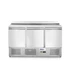 Háromajtós salátahűtő pult 380L, Arktic, 230V/310W, 1390x702x(H)888mm