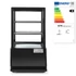 Bemutató vitrin 58L, Arktic, fekete, 230V/170W, 452x406x(H)830mm